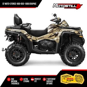 CF MOTO UFORCE 800-850-1000 - Full Graphic Sticker Decal Wrap Kit Fits - Picture 1 of 11