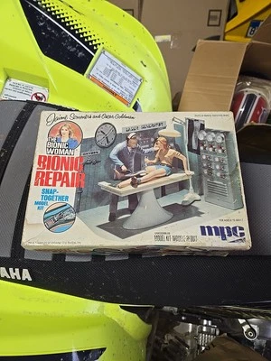 1976 MPC Bionic Woman Model Kit  BIONIC REPAIR Incomplete With Box - Image 1 of 4