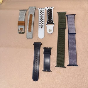 Apple Watch Nike Sport Band 44mm (42 /44) Genuine OEM Desert Sand Black +++ - Picture 1 of 2