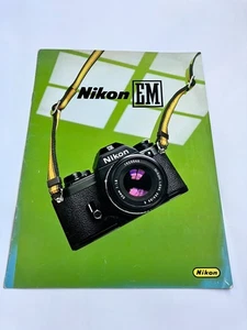 Catalog Nikon EM Vintage Collectible Japan - Picture 1 of 3