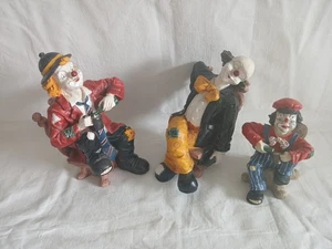 Konvolut 3 x sitzende Clowns Gilde Clowns - Top Zustand - Bild 1 von 11