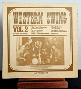 Various – Western Swing Vol. 2 (Historic Recordings) Old Timey LP 1975 VG+ - Picture 1 of 2