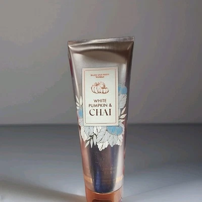 (1) Bath & Body Works White Pumpkin Chai 24hr Moisture Ultimate Body Cream 8oz - Image 1 of 4