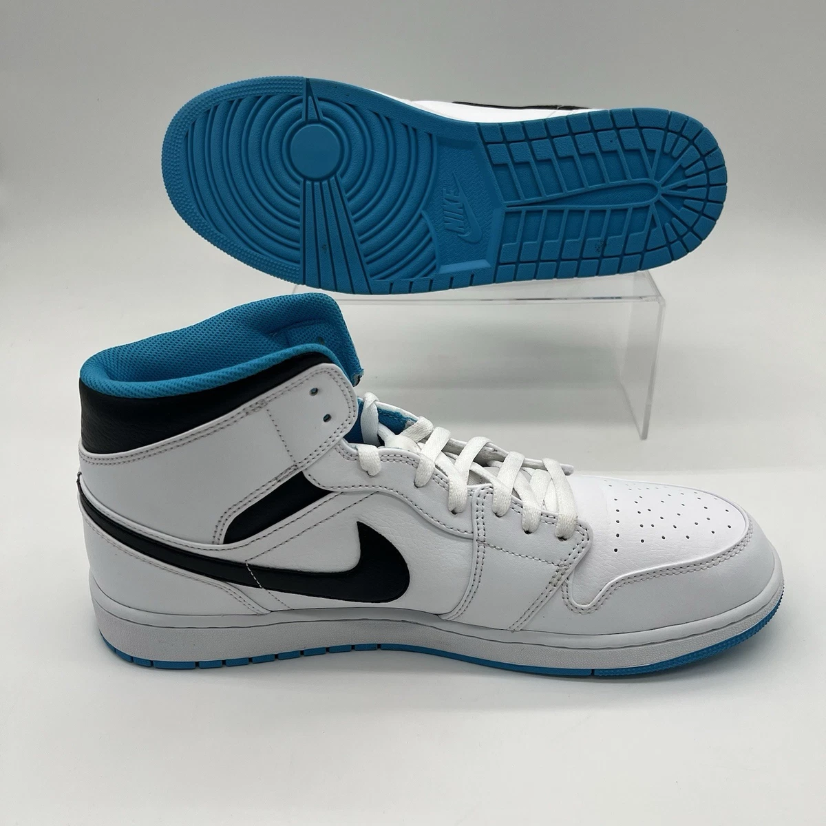 Jordan 1 Mid Laser Blue for Sale | Authenticity Guaranteed | eBay