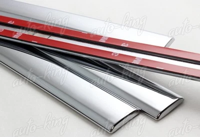 CHROME ABS BODY SIDE DOOR MOLDING TRIM 4-PCS FIT 15-19 GMC SIERRA 2500HD 3500HD - Image 1 of 4