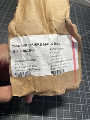 Kunkle 0020-E01-MG 1" NPT Relief Valve NEW - Image 1 of 2