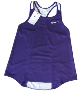 Nike Damen Leichtathletik Lila & Weiß Activewear Tank Top Größe XS Neu mit Etikett - Bild 1 von 9