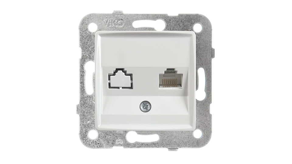 Enchufe de ordenador Panasonic LINERA S 1xRJ45 cat.5e blanco brillante 91440032/T2UK Foto 1 de 1