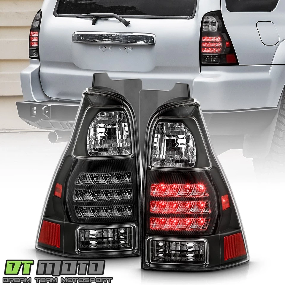 Par de luces traseras LED negras izquierda+derecha para Totota 4Runner 2006-2009 Foto 1 de 4