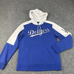 Los Angeles Dodgers Hoodie Pullover Herren Medium Blau Weiß MLB Baseball Majestic - Bild 1 von 10