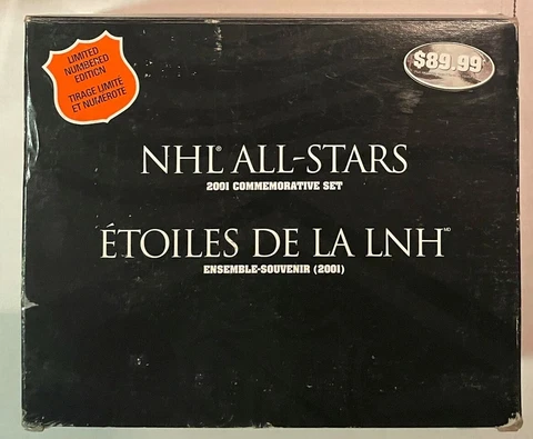 2001 NHL All-Star Game Commemorative Set W/ Puck Coins Stamps Cover