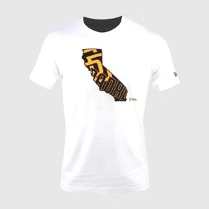 New Era San Diego Padres Herren T-Shirt weiß State Logo Cali - Bild 1 von 5