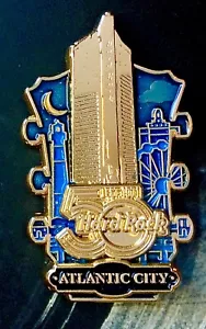 2021 HARD ROCK CAFE ATLANTIC CITY 50TH ANNIVERSARY GLOBAL HEADSTOCK SERIES PIN - Picture 1 of 3