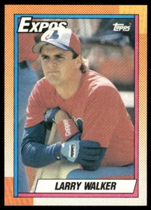 1990 Topps #757 Larry Walker NM+ - Picture 1 of 2