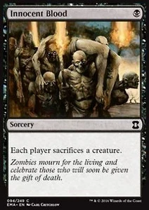 *MRM* ENGLISH 4x Sang des innocents - Innocent blood MTG Eternal Master - Imagen 1 de 1