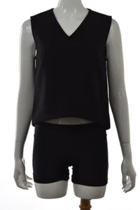 Kate Spade Womens Top Size 4 Black Solid Blouse Shirt Wool Sleeveless Casual - Picture 1 of 4