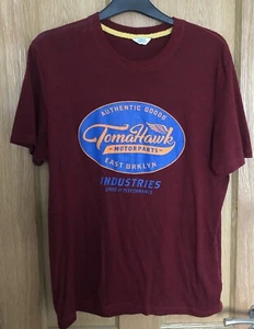 Next T Shirt Mens L burgundy. - Picture 1 of 3