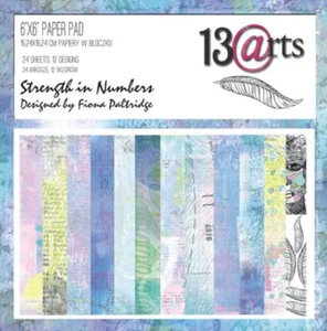 Scrapbooking Papierset Strength in Numbers 12 Designs 200 g 15,3 cm x 15,3 cm - Bild 1 von 4