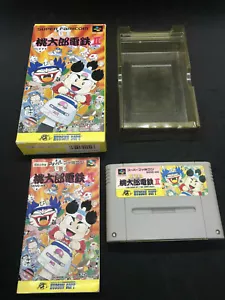 Super Momotarou Dentetsu II Nintendo SNES SFC Super Famicom Japanese Boxed Game - Picture 1 of 10