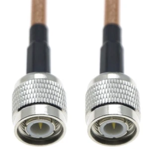 RG400 Cable Pigtail TNC Male Plug to TNC Male RF Coaxial Connector Jumper Lot - Picture 1 of 5