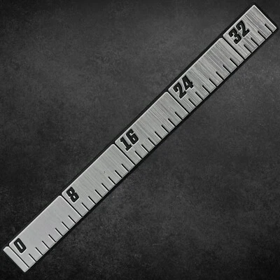 reFLEX | 36" Fish Ruler for Boats | Phoenix Grey over Aphotic Black - Routered - Image 1 of 4
