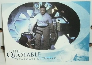 STARGATE ATLANTIS - QUOTABLE INSERT #Q20  - Picture 1 of 1