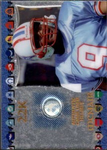 Steve McNair Card 1997 Excalibur Game Helmets #14 