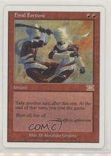 1999 Magic: The Gathering - Core Set: 6th Edition Final Fortune #175 j7p