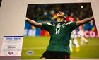 Javier Chicharito Hernandez Team Mexico Signed Autographed 8x10 Photo PSA