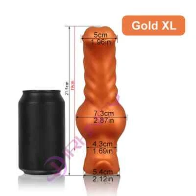 XS-XXL Consolador Anal Plug de Silicona Grande Fisting Juguetes Anal Grandes Juguete Sexual Dilatador Foto 1 de 4