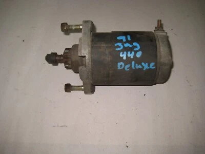 1991 Arctic Cat Jag 440 Deluxe Snowmobile Engine Electric Start Starter Motor Foto 1 de 3