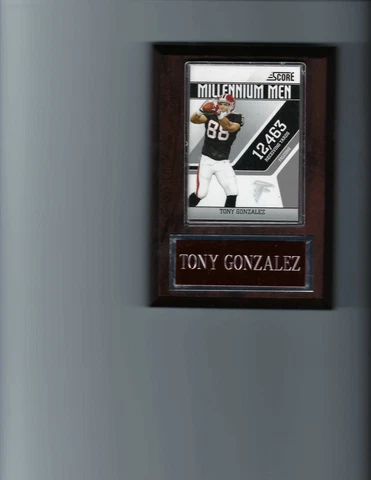 TONY GONZALEZ PLAQUE ATLANTA FALCONS FOOTBALL NFL   C2 Cover