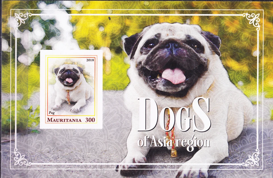 W MAURITANIA Y2018 (2v) ASIA DOGS - Image 1 of 1