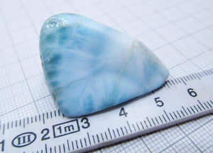 Larimar Atlantisstein, Dominikanische Republik, bis ca. 37 mm, Gewicht 23 Gramm - Bild 1 von 5