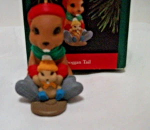 Andenken Ornament Punze Vintage Rodelschwanz 1992 - Bild 1 von 10