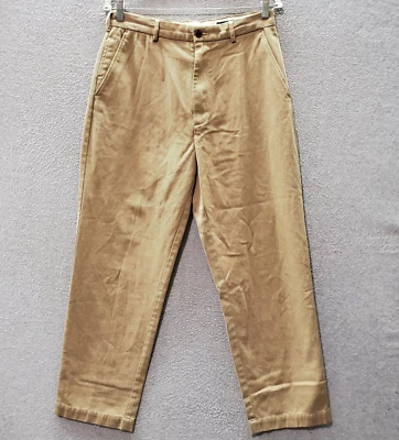 Pantalones DE COLECCIÓN Daniel Cremieux Hombre 32x30 Caqui Chino Rayas Bolsillos Rectos Foto 1 de 4