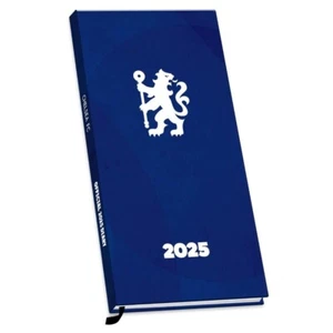 Chelsea FC Slim Diary 2025 Christmas Gift Idea Planner - Foto 1 di 2
