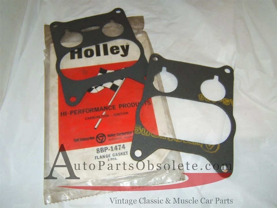1966 1967 Oldsmobile Cutlass 442 Q jetcarburetor base  gaskets (2) Holley Hi Per - Image 1 of 1