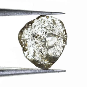Scheibe grob lose durchscheinend natürlich 0,8 Karat 8,12 x 7,48 x 1,27 mm Diamant-Lot - Bild 1 von 2