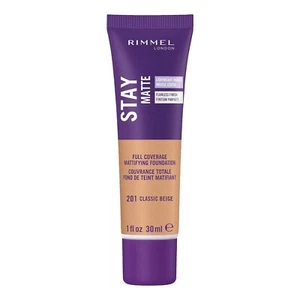 Rimmel London Stay Matte flüssiges Mousse - 201 Classic Beige - Foundation 1 Oz. - Bild 1 von 8