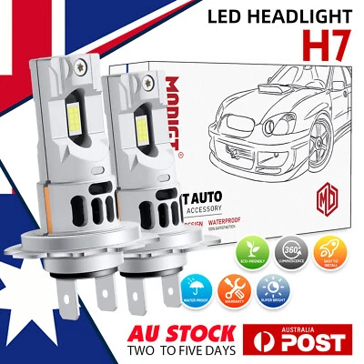 NEW H7 LED Headlight Error Free For Mercedes Benz M-Class 2004-2014 Halogen 1:1 - image 1 of 4