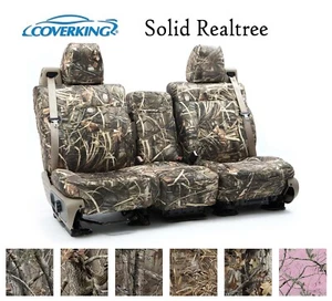 Coverking Custom Seat Covers Neosupreme Front Row - Solid Realtree Camo - Picture 1 of 4