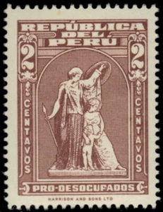 PERU RA40 - Allegory of Protection "Harrison and Sons" (pb36590) - Picture 1 of 1