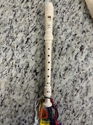 Yamaha Soprano Recorder Flute Baroque Fingering YRS-24B Ivory Instrument - Image 1 of 4