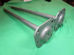 MG MGA- HALF AXLE SET- DISC STEEL WHEELS- RARE- for 26 SPLINE DIFFERENTIAL - Foto 1 di 6