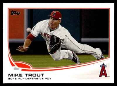 2013 TOPPS MINI EXCLUSIVE MIKE TROUT #536 R35 - Image 1 of 2