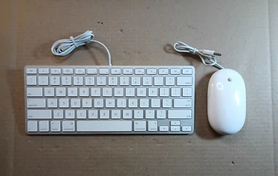 APPLE A1242 Wired Keyboard and A1152 Mighty Mouse - Image 1 of 4