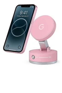 Verstellbarer faltbarer magnetischer Telefonständer für Armaturenbrett Badezimmer und Trainingsbereiche - Bild 1 von 32