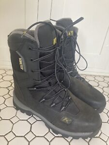 Klim Adrenaline Black Gore-Tex Insulated Snowmobile Boots Style 3108 US Mens 11