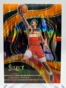 JORDAN POOLE 2023-24 Panini Select Basketball #218 Courtside ORANGE FLASH PRIZM - Picture 1 of 2